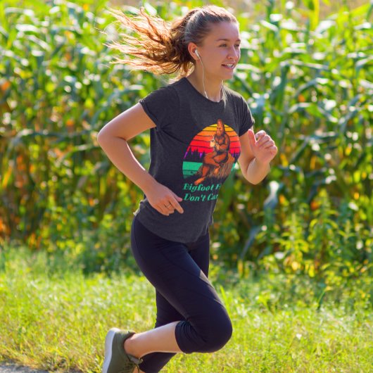 Bigfoot Morning Coffee Bigfoot Hair maakt het niet T-shirt