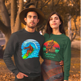 Bigfoot Morning Coffee Bigfoot Hair maakt het niet T-shirt