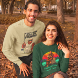 Bigfoot Morning Coffee Bigfoot Hair maakt het niet Trui