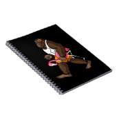 Bigfoot Morning Walk met Flamingo Notitieboek (Rechterzijde)