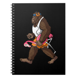 Bigfoot Morning Walk met Flamingo Notitieboek