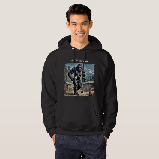 Bigfoot Mount Baker, Verenigde Staten Hoodie (Voorkant volledig)