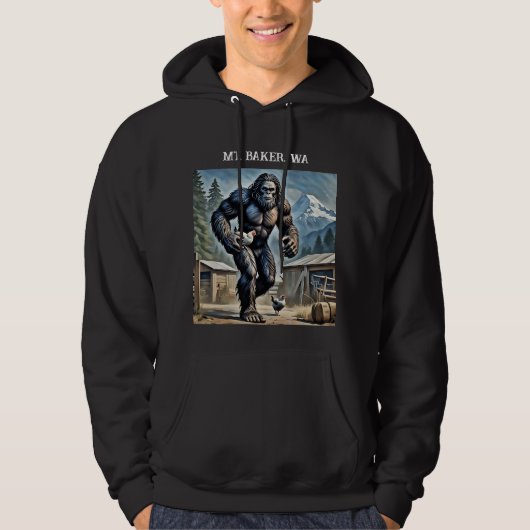 Bigfoot Mount Baker, Verenigde Staten Hoodie (Voorkant)