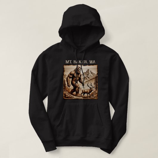 Bigfoot Mount Baker, Verenigde Staten Hoodie (Design voorkant)