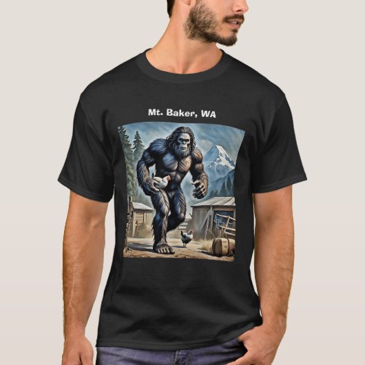 Bigfoot Mount Baker, Verenigde Staten T-shirt (Voorkant)
