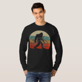 Bigfoot Mountain Bike Funny MTB Biking Cycling Sas T-shirt (Voorkant volledig)