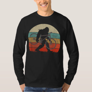 Bigfoot Mountain Bike Funny MTB Biking Cycling Sas T-shirt
