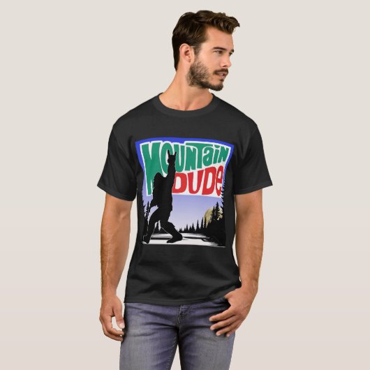 BigFoot Mountain Dude T-shirt (Voorkant volledig)