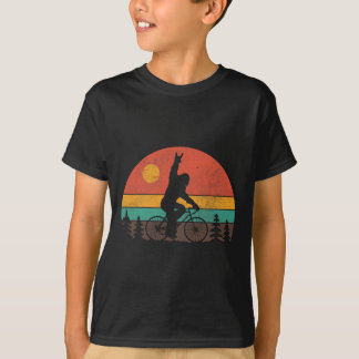 Bigfoot Mountainbike Grappige Mtb Fietsen Wielrenn T-shirt