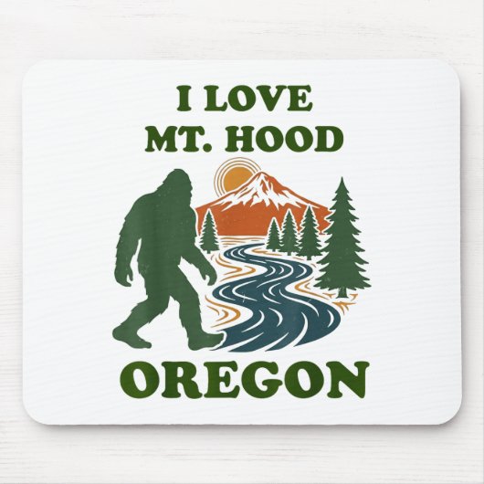 Bigfoot mt hood oregon muismat (Voorkant)