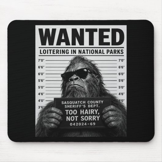 Bigfoot Mugshot Muismat (Voorkant)