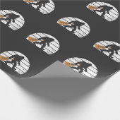 Bigfoot Musician Sasquatch Acoustic Guitar Player Cadeaupapier (Hoek)