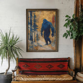 Bigfoot Muurkunst Poster Print Schilderij Esthetis