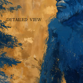 Bigfoot Muurkunst Poster Print Schilderij Esthetis