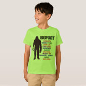 Bigfoot Names T-shirt (Voorkant volledig)