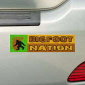 Bigfoot Nation Bumpersticker (Op auto)