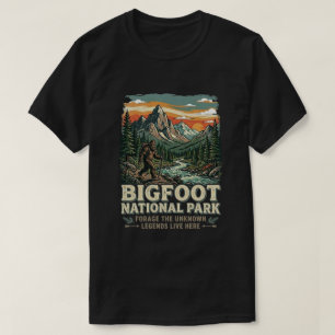 Bigfoot National Park Outdoor Wandelavontuur T-shirt