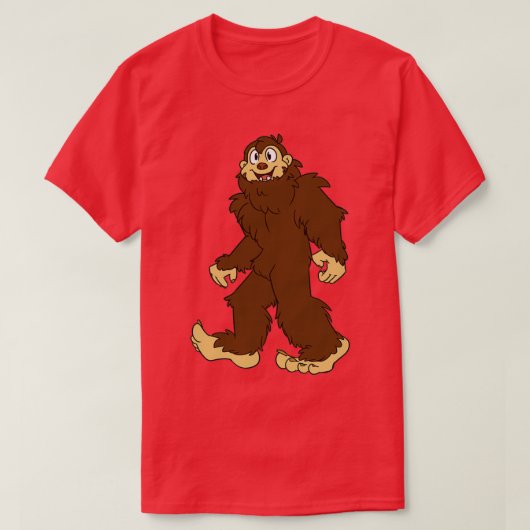 Bigfoot neemt een Hike Triblend T-shirt (Design voorkant)