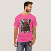Bigfoot Nessie Alien Weerwolf Cryptid Forces Crypt T-shirt (Voorkant volledig)