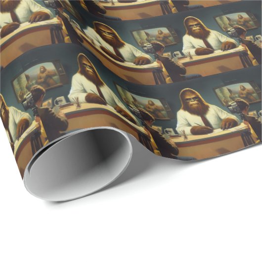 Bigfoot News Anchor Cadeaupapier (Rol Hoek)