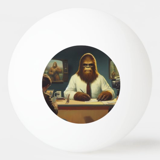 Bigfoot News Anchor Pingpongbal (Voorkant)