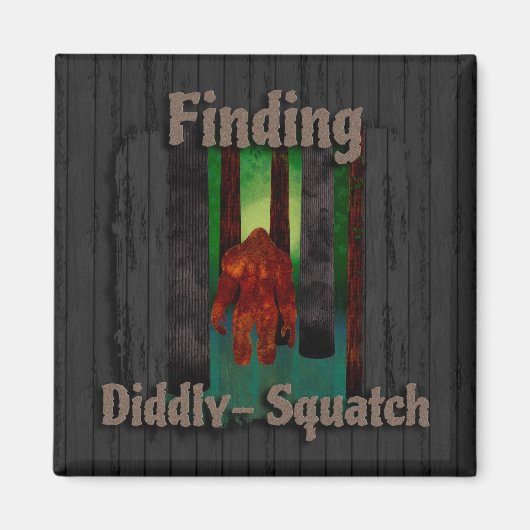 Bigfoot niet vinden magneet (Voorkant)