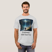 Bigfoot Night Bossen Volle Maan T-shirt (Voorkant volledig)