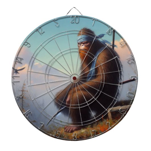 Bigfoot Ninja Dartbord (Voorkant)