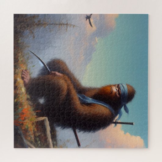 Bigfoot Ninja Legpuzzel (Horizontaal)