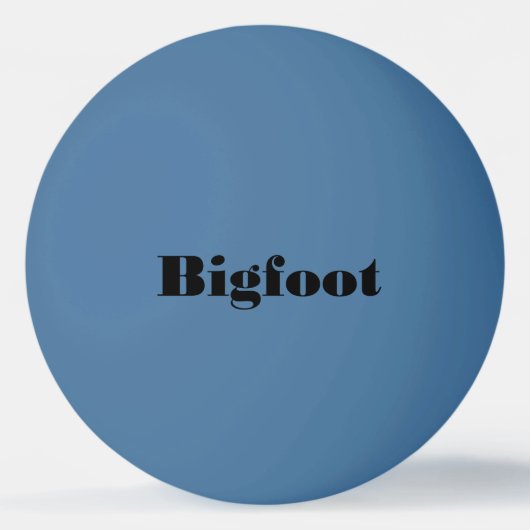 Bigfoot Ninja Pingpongbal (Achterkant)