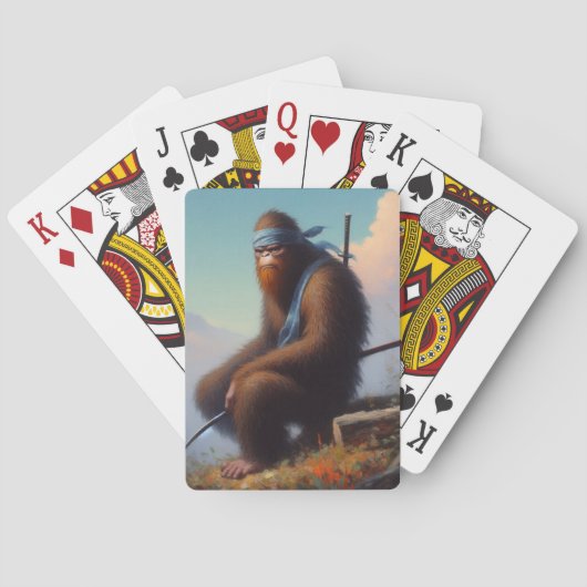 Bigfoot Ninja Pokerkaarten (Achterkant)