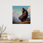 Bigfoot Ninja Poster (Keuken)