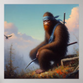 Bigfoot Ninja Poster (Voorkant)