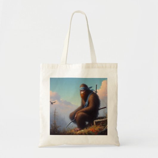 Bigfoot Ninja Tote Bag (Voorkant)
