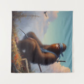 Bigfoot Ninja Wandkleed (Voorkant (horizontaal))