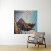 Bigfoot Ninja Wandkleed (In Situ (horizontaal))