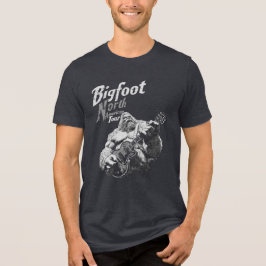 Bigfoot Noord-Amerikaanse Tour Vintage Tri-Blend Shirt