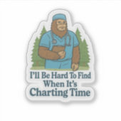 Bigfoot Nurse Sticker (Voorkant)
