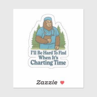 Bigfoot Nurse Sticker