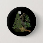 Bigfoot-objecten Ronde Button 5,7 Cm (Voorkant)