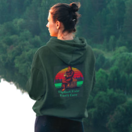 Bigfoot Ochtendkoffie Bigfoot Haar Maakt Me Niet U Hoodie