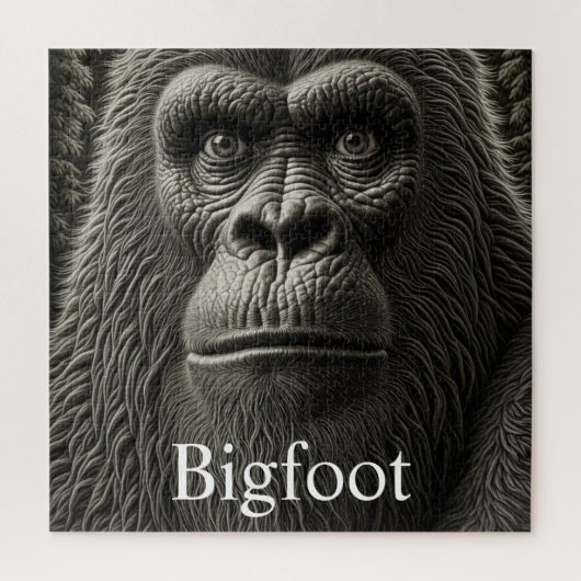 Bigfoot of Sasquatch Close Up Face Legpuzzel (Verticaal)