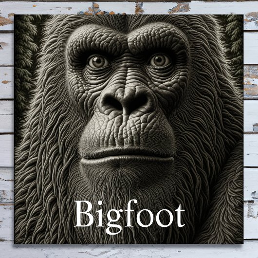 Bigfoot of Sasquatch Close Up Face Legpuzzel
