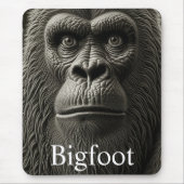 Bigfoot of Sasquatch Close Up Face Muismat (Voorkant)