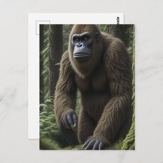 Bigfoot of Sasquatch contact houden Briefkaart (Voorkant / Achterkant)