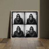 Bigfoot of Sasquatch-foto booth poster-kunstprint Poster