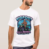 Bigfoot Off Road Life is an Adventure T-shirt (Voorkant)