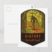 Bigfoot Olympic National Park Briefkaart (Voorkant / Achterkant)