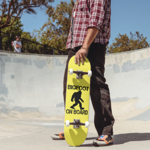 Bigfoot on board - Funny Bigfoot Persoonlijk Skateboard