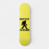 Bigfoot on board - Funny Bigfoot Persoonlijk Skateboard (Voorkant)